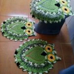 knitted owl rug ideas decoration