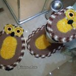 knitted rug owl decoration ideas