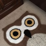 knitted rug owl do it yourself ideas