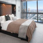 modern yatak odası tül