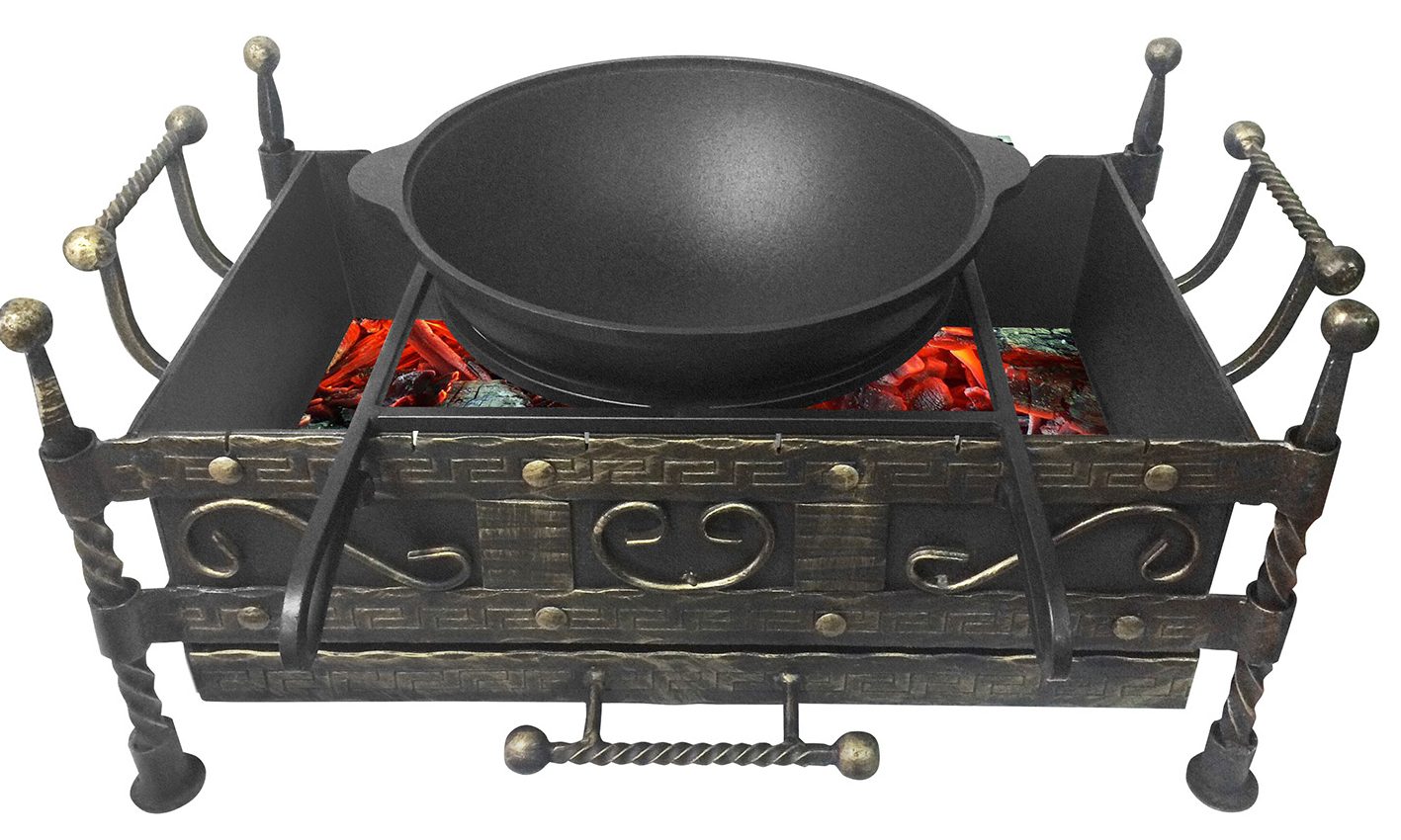 cauldron on the grill