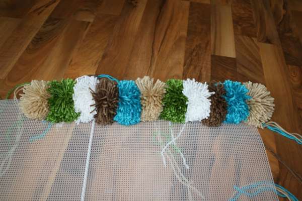 proces rada tepiha od pompona