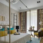 curtains in a modern style interior photo