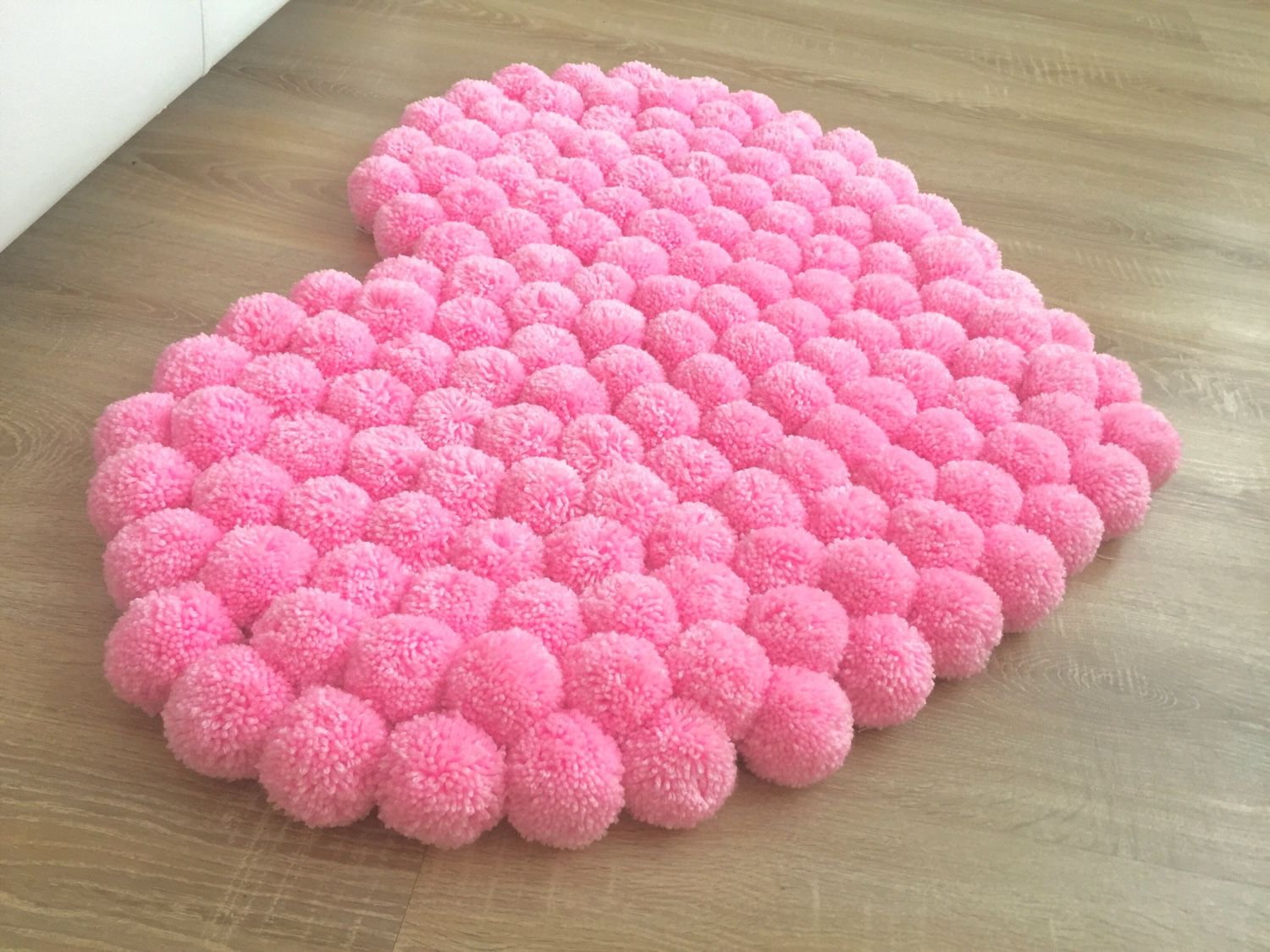 pink heart rug