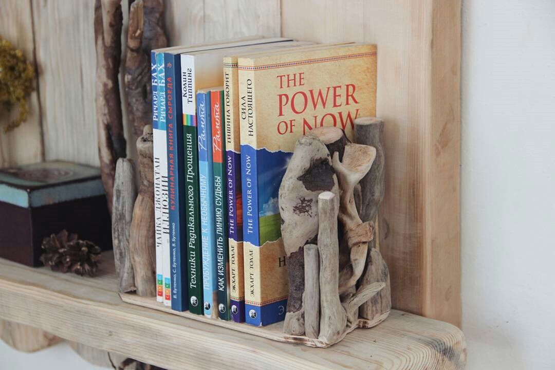 drveni držač za knjige