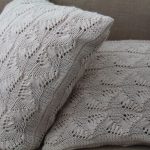 knitted pillow for home
