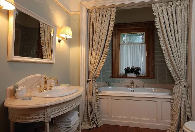 rideau rideaux de salle de bain