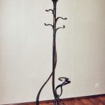 forged hangers in the hallway