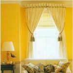 fastening curtains to the rail decor photo