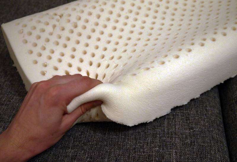 latekso pagalvių tipai