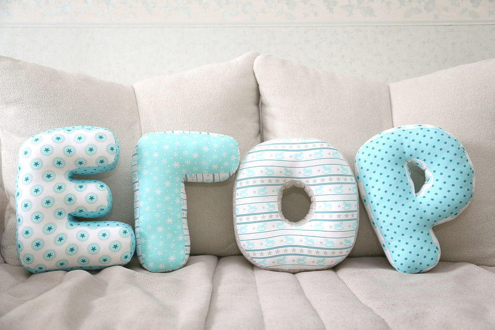 soft pillow letters