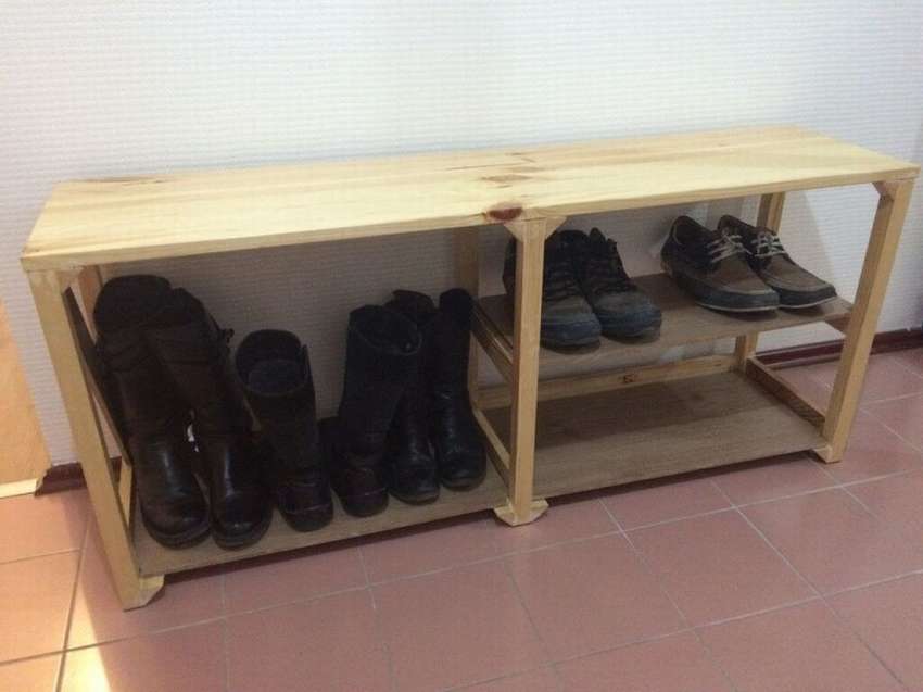 shoe shelves photo