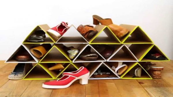 pomysły na półki na buty