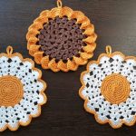 crochet pot holders original