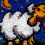 lamb carpet embroidery