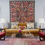 Persian carpets in the interior