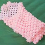 gently pink plaid of pompons