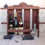 dekorasyon ng wine bottle stand photo