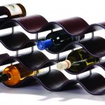 wine bottle stand photo decor