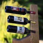 wine bottle stand photo design