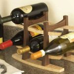 pomysły na projekt stojaka na butelkę wina