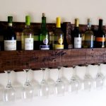nápady láhev stojan na víno