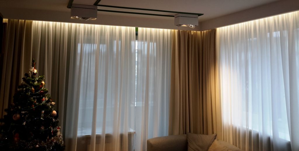 backlight curtains photo decor