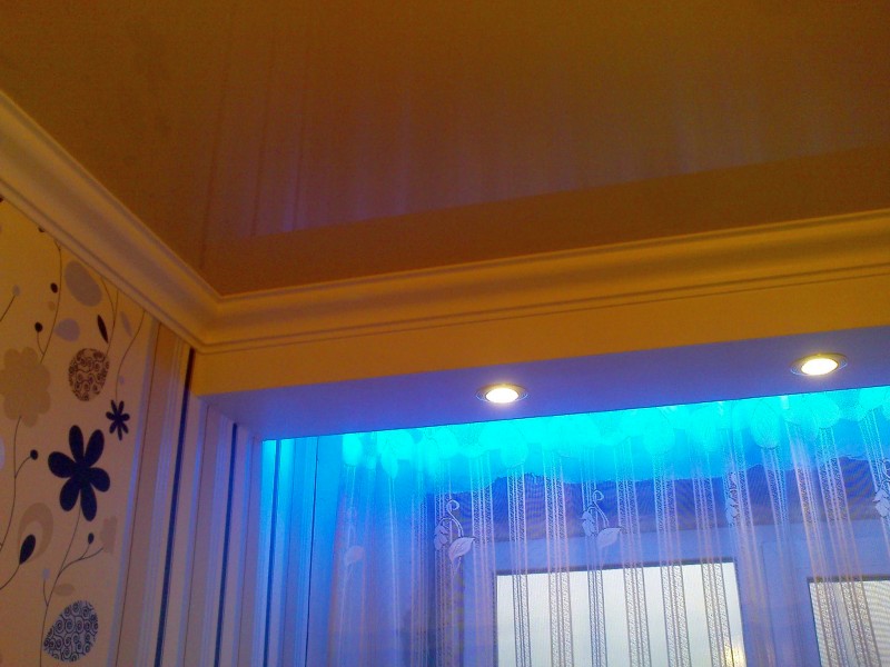 interior curtain lighting