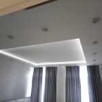 LED záclonové osvětlení LED foto interiéru