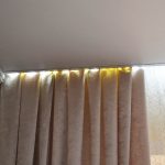 backlight curtains with LED tape photo ideas