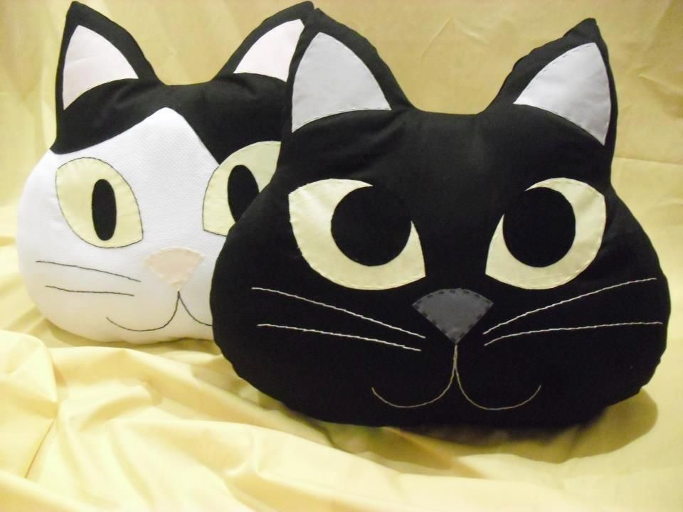 larawan ng disenyo ng pillow cat