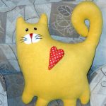 jastuk mačka dekor