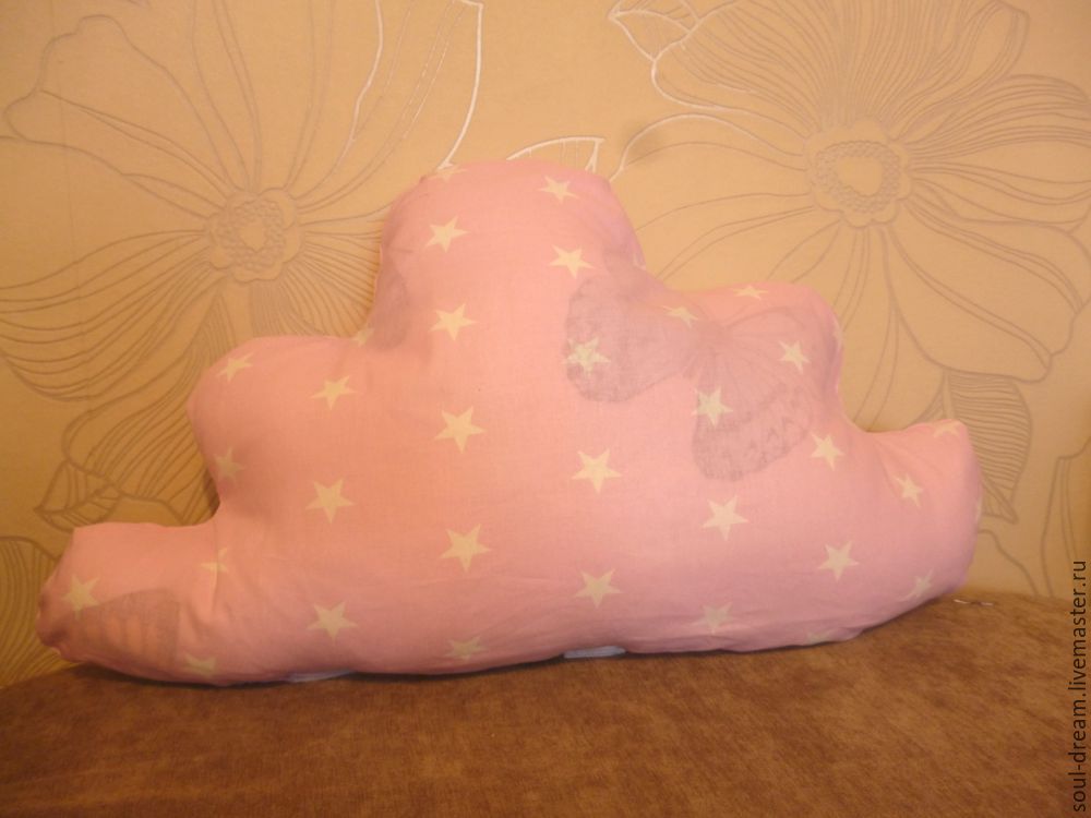 pink cloud pillow