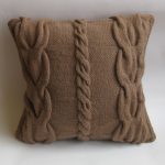 knitted decorative pillow