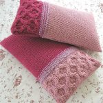 knitted pillow photo design
