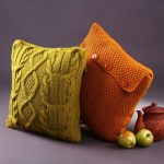 pillow knitted photo ideas