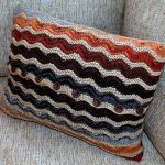 knitted pillow photo interior