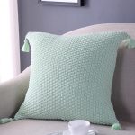 knitted pillow photo options