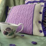 knitted pillow design