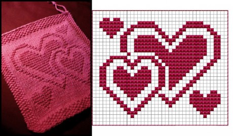 tack crochet heart