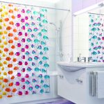 textilní záclony pro koupelnové dekorace nápady