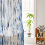 textilní záclony pro koupelnové nápady typy
