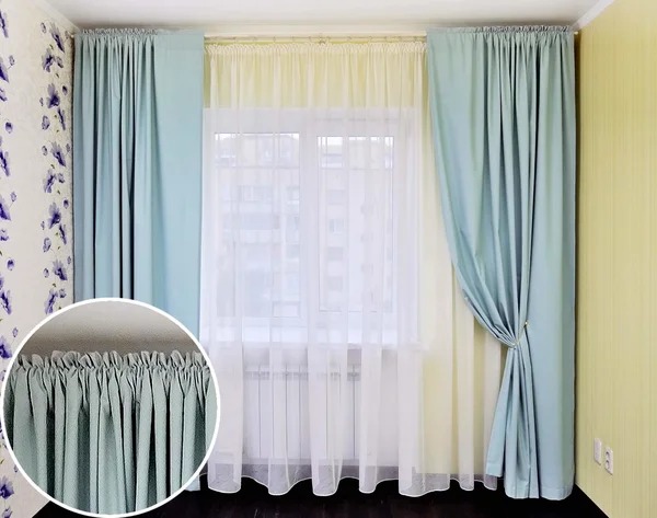 Curtains on the drawstring ideas design