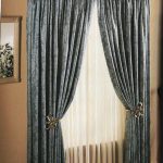 curtains on the drawsting decoration