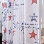 curtains with stars design photo
