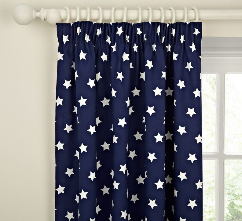 curtains with stars interior