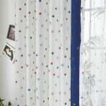 curtains with asterisks photo