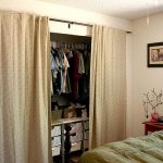 curtains in the dressing room instead of door decor ideas
