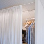 curtains in the dressing room instead of the door photo ideas