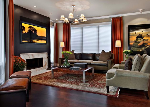 curtains in modern style decoration ideas